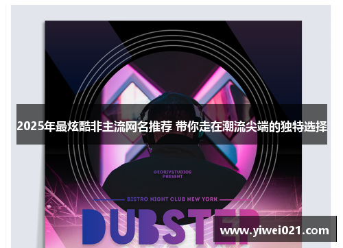 2025年最炫酷非主流网名推荐 带你走在潮流尖端的独特选择
